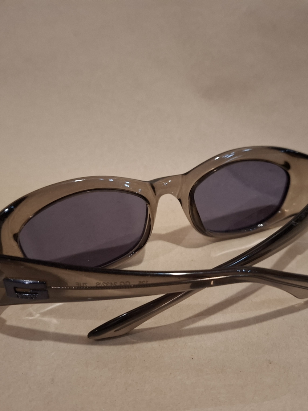 Gucci Women's Smoky Gray Oval Sunglasses